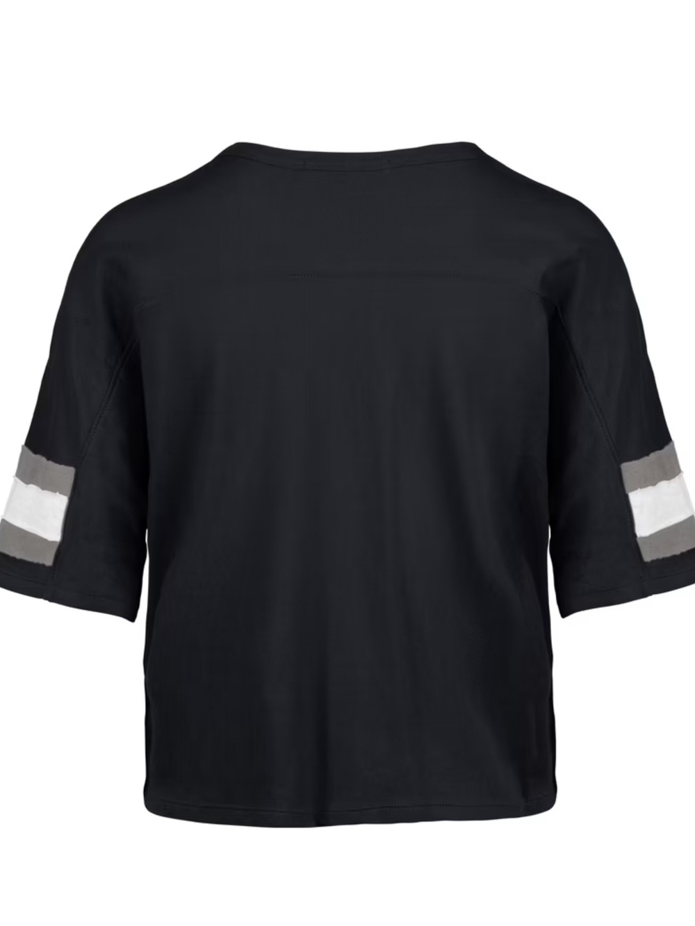 Women's Dallas Cowboys '47 Navy Double Header Scout Cropped V-Neck T-Shirt Sz MD - Picture 5 of 11